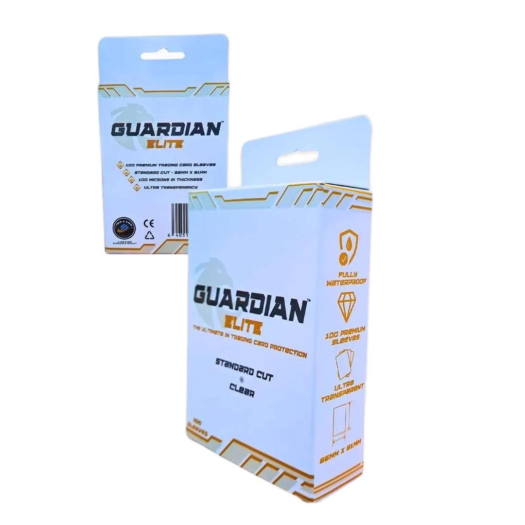 Guardian Elite PREMIUM Trading Card Protective Sleeves (x100) x1 Pack Apex Trading Cards Limited Guardian Elite PREMIUM Trading Card Protective Sleeves (x100) x1 Pack Apex Trading Cards Limited