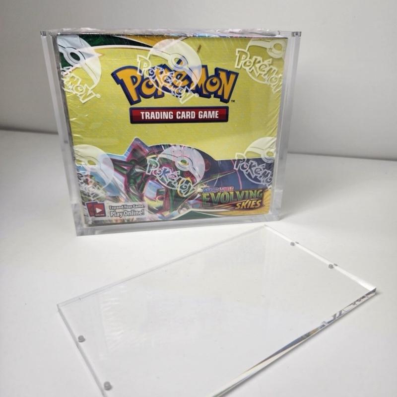 Premium Acrylic Booster Box Protective/Display Case with Magnetic Lid - Pokémon