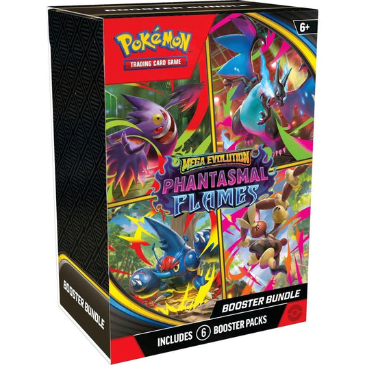 Pokémon Phantasmal Flames Booster Bundle (6 Packs)