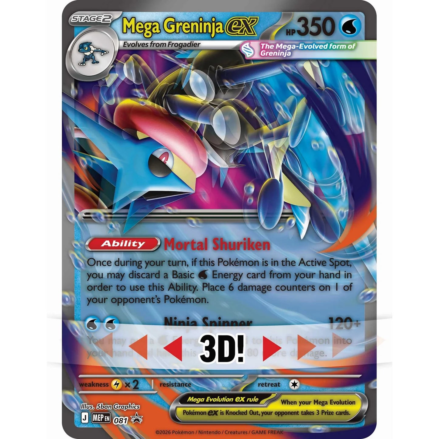Pokémon Mega Greninja ex Premium Collection