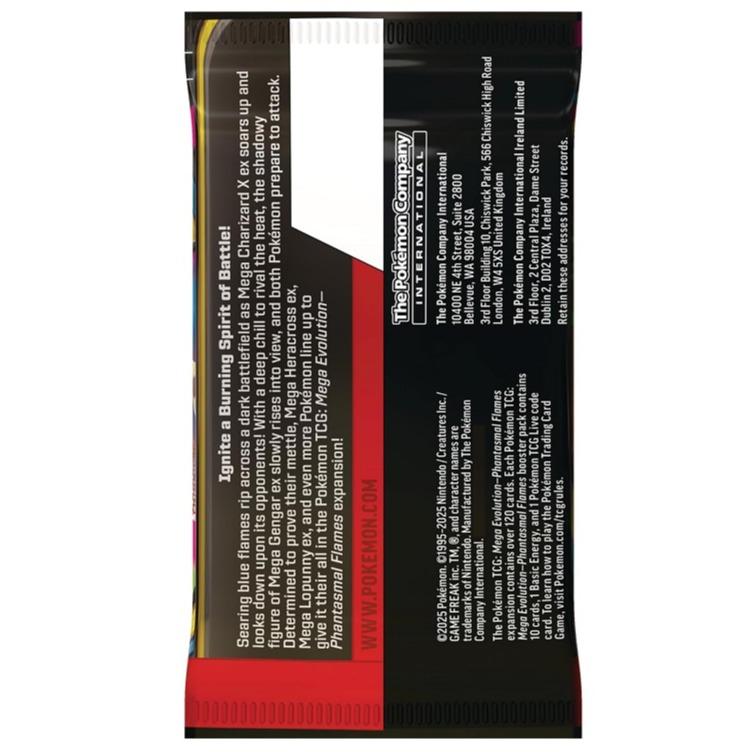 Pokémon Phantasmal Flames Booster Pack