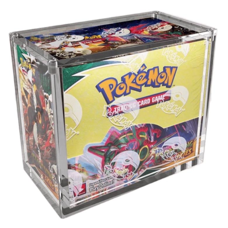 Premium Acrylic Booster Box Protective/Display Case with Magnetic Lid - Pokémon