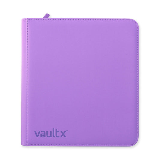 Vault X 12-Pocket Premium Zip Binder - Just Purple