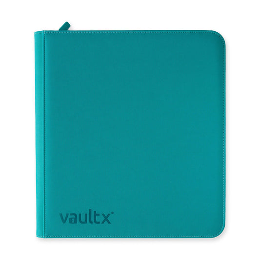 Vault X 12-Pocket Premium Zip Binder - Ocean Blue