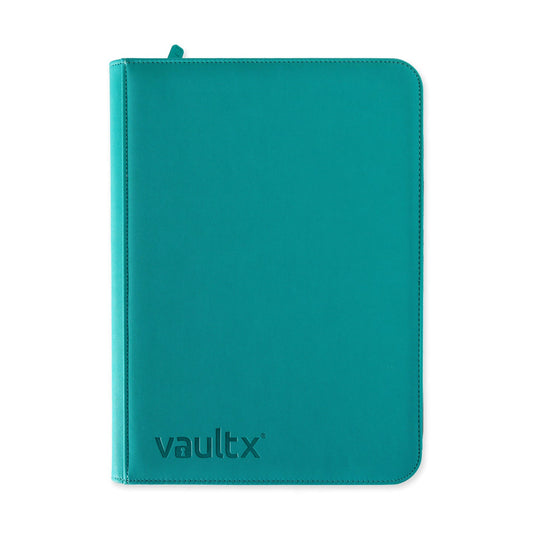 Vault X 9-Pocket Premium Zip Binder - Ocean Blue