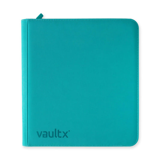 Vault X 12-Pocket XL Premium Zip Binder - Ocean Blue