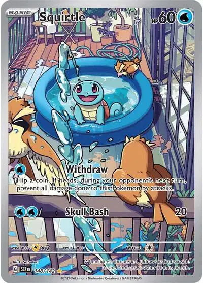 Pokemon Illustration Rare (148/142) Squirtle