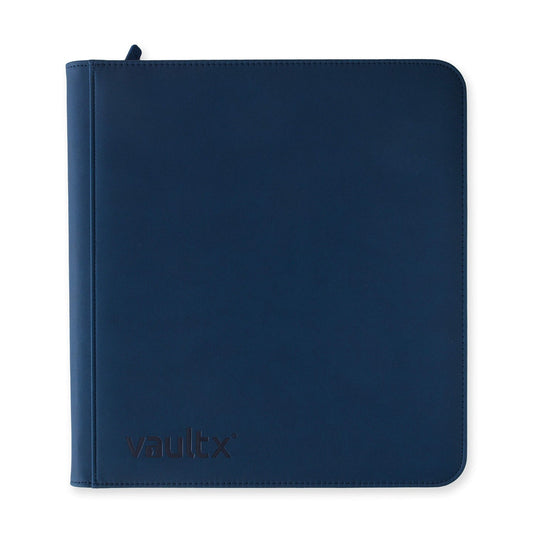 Vault X 12-Pocket Premium Zip Binder - Royal Blue