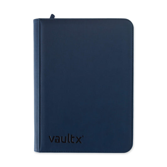 Vault X 9-Pocket Premium Zip Binder - Royal Blue