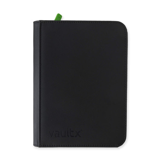 Vault X 4-Pocket Premium Zip Binder - Signature Black