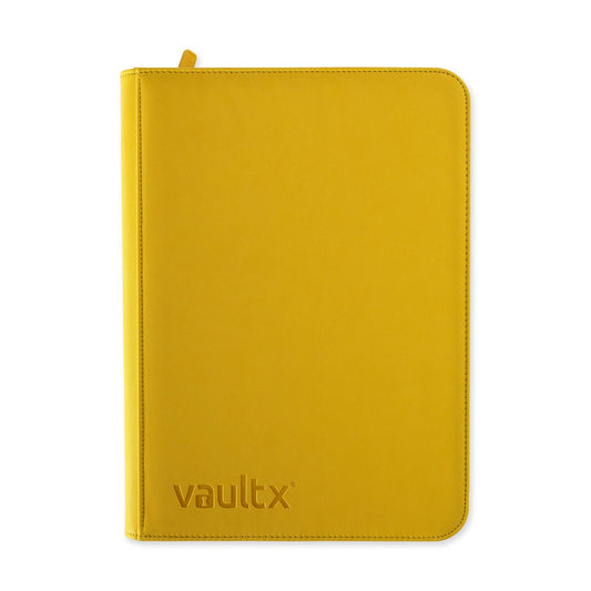 Vault X 9-Pocket Premium Zip Binder - Sunrise Yellow