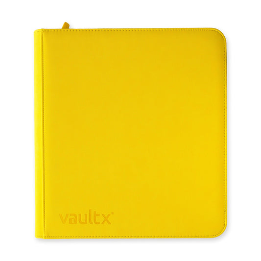 Vault X 12-Pocket XL Premium Zip Binder - Sunrise Yellow
